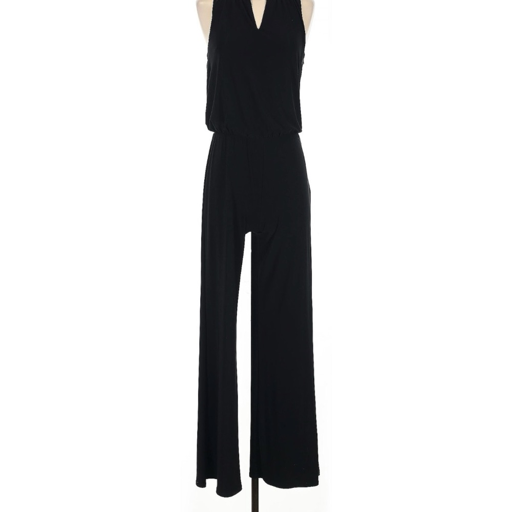 Laundry By Shelli Segal Black Sleeveless Jumpsuit